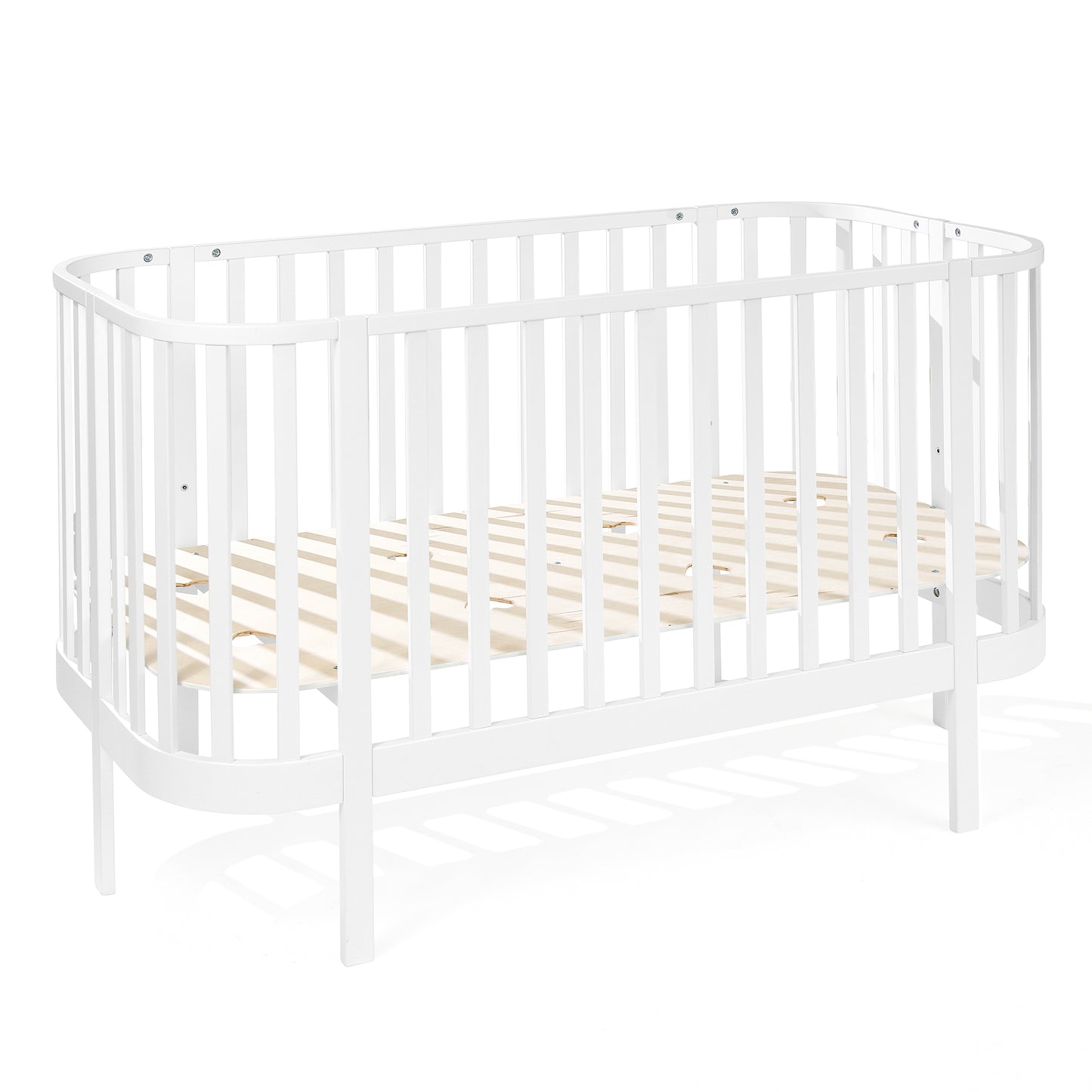 Rounded baby bed 140×70 GRANDE + mattress