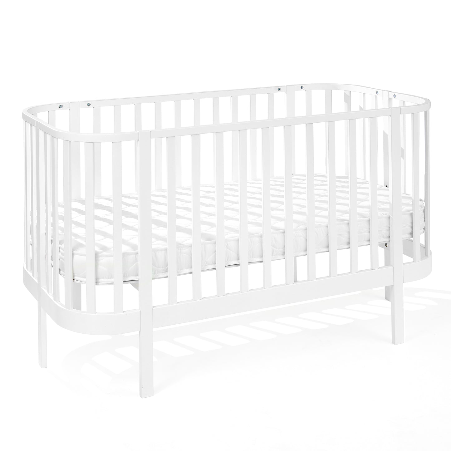 Rounded baby bed 140×70 GRANDE + mattress